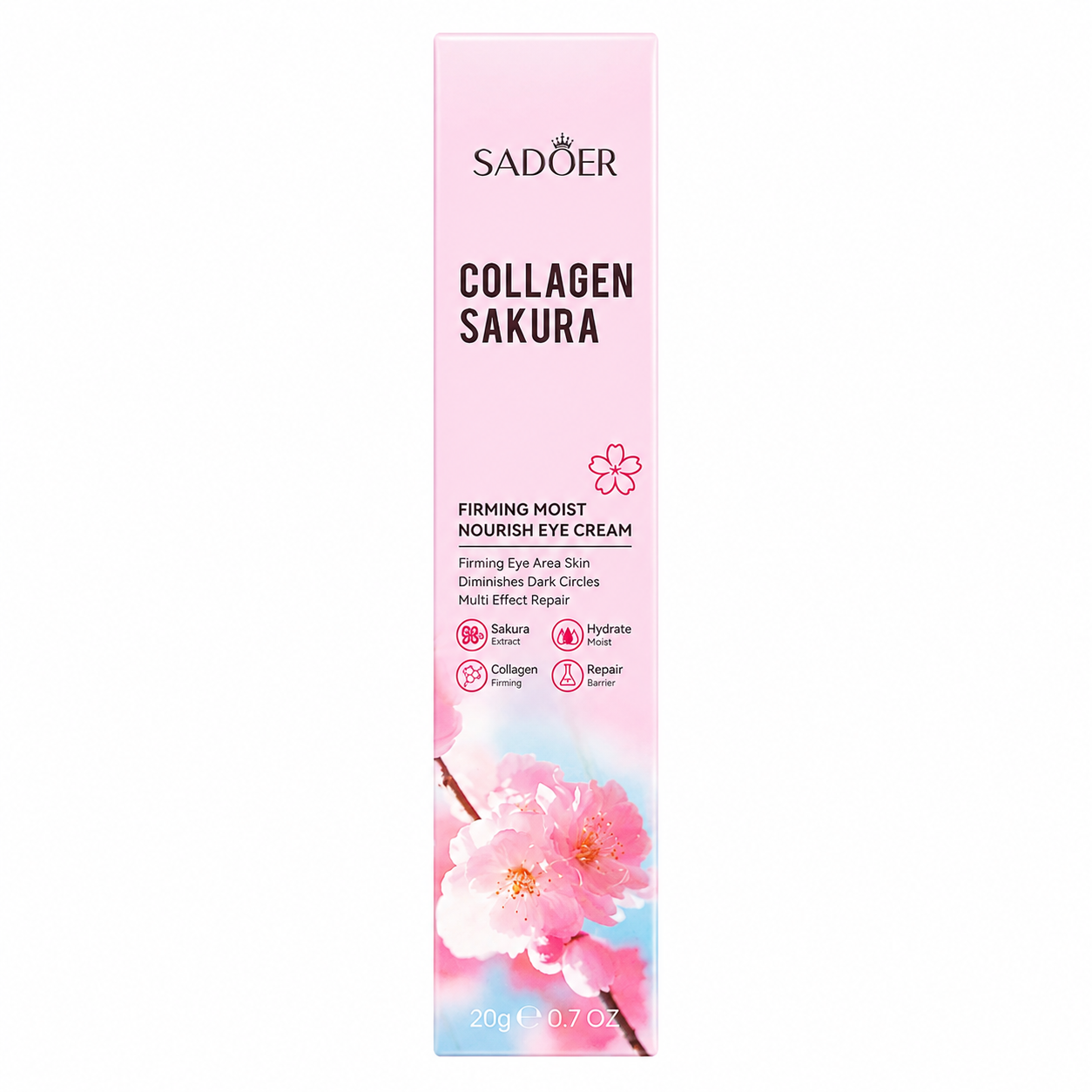 SADOER Collagen Sakura paakių kremas
