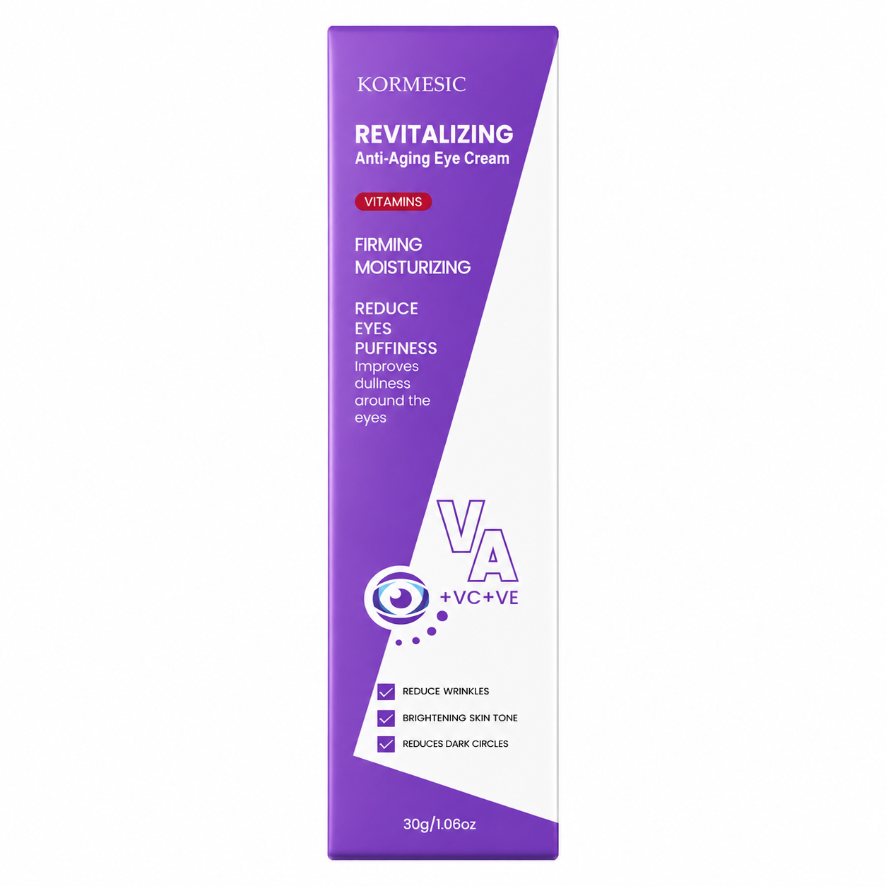 Atgaivinantis paakių kremas su vitaminais