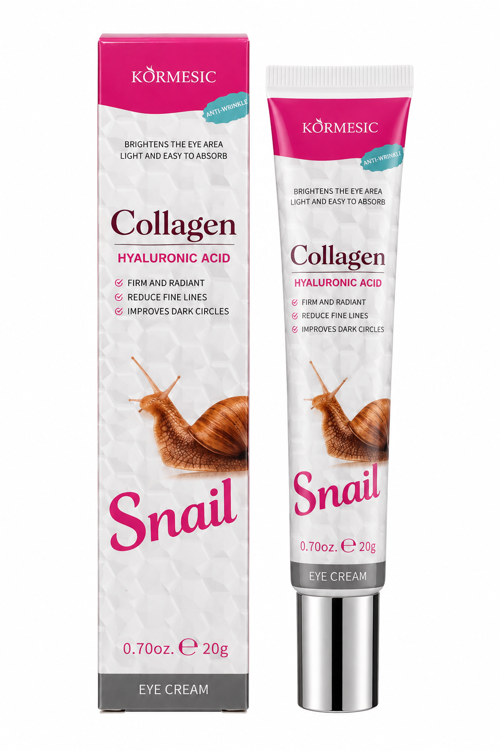 KORMESIC Collagen Snail paakių kremas