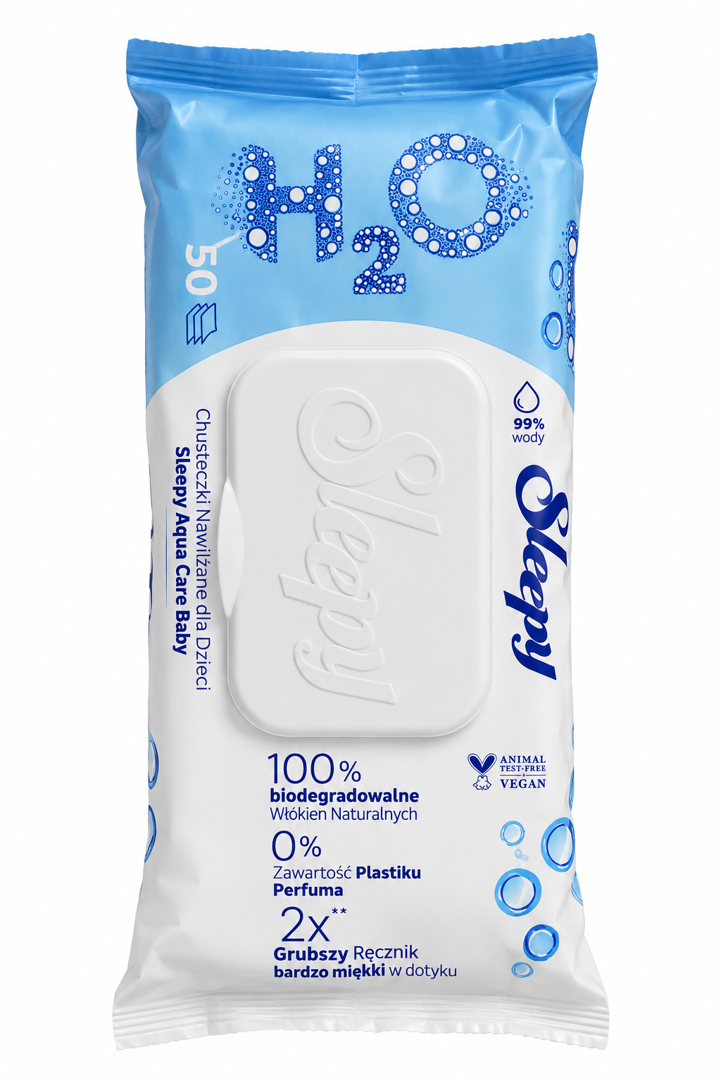 Sleepy Aqua Care Baby drėgnos servetėlės
