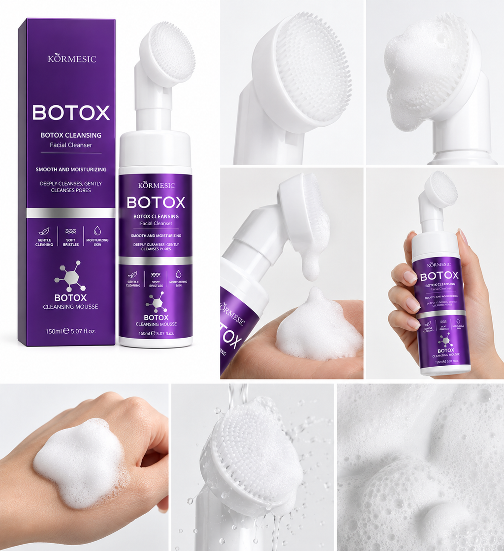 KÖRMESIC BOTOX veido prausiklis su silikoniniu šepetėliu