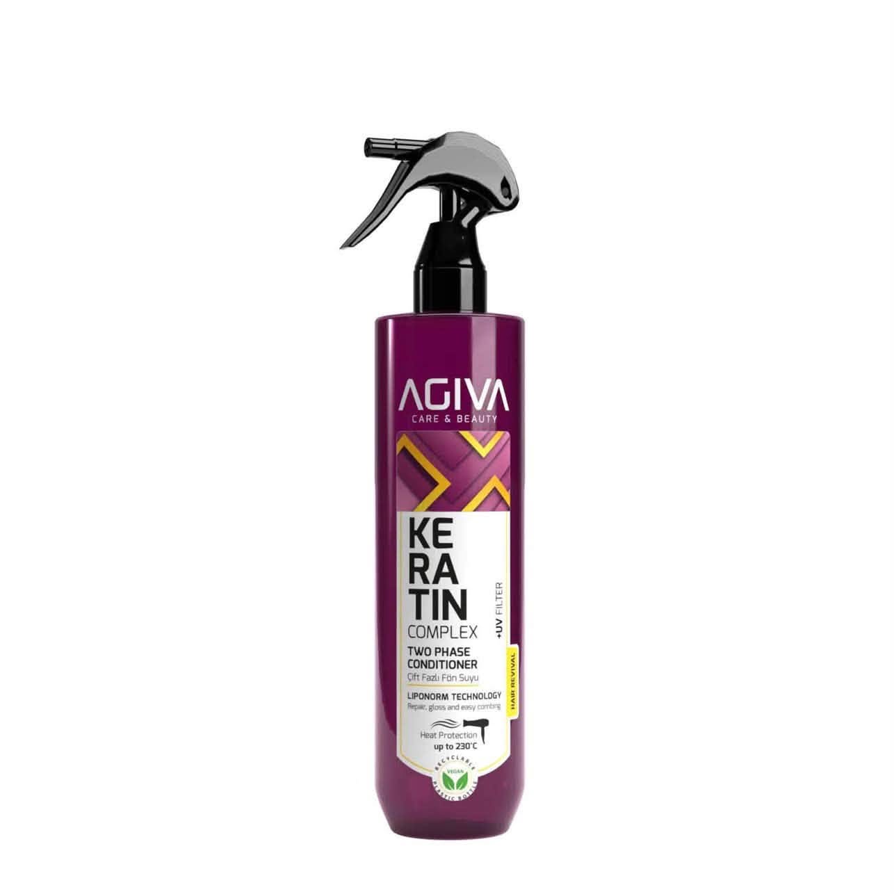 AGIVA Keratin Complex nenuplaunamas purškiamas kondicionierius